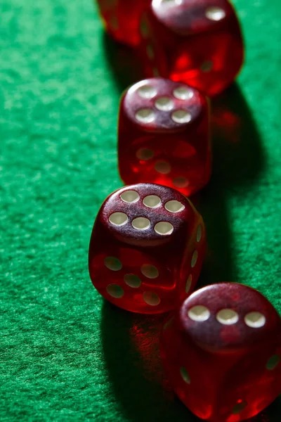 Live poker table with dealer and player cards visible